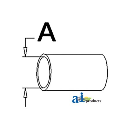 A & I Products Radiator Hose, Lower 4" x2" x2" A-72089314